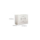 Commode en bois manufacturé avec coffre de rangement contemporain de 13,65 pouces de largeur