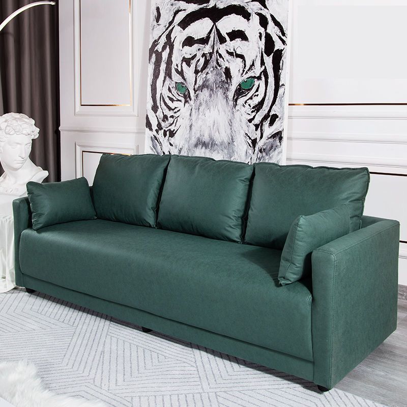 Standard Square Arm Sofa 25.59" D x 27.55" H Sofa for Living Room Clearhalo 'furn' 'furn_sofas' 'Furniture' 'furniture_sofas' 'Living Room Furniture' 'Sofa' 'sofas' 1200x1200_9ed30b23-2d79-42df-9ddc-f3c3808d77cb