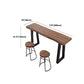 Living Room Solid Wood Counter Wine Table Sled Modern Natural Bar Height Pub Table Clearhalo 'Bar Furniture' 'Bar Tables' 'bar_tables' 'furn' 'furn_bar_tables' 'Furniture' 'Kitchen & Dining Furniture' 1200x1200_9ed4d2cd-d8f5-4fbf-bc7b-a5b4a5f42696
