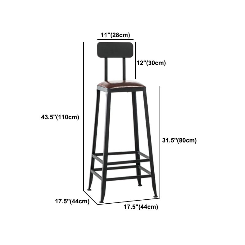 Ensemble de Table de Bar industriel 1/6 pièces, Table de comptoir rectangulaire en bois de pin avec tabourets hauts