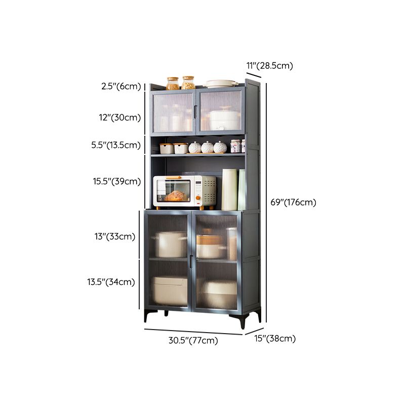 Tabella della credenza contemporanea per cabine secondarie con porte per cucina