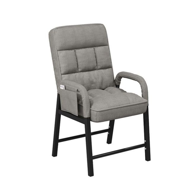 Silla de escritorio de tela contemporánea silla de oficina fija para la oficina en casa