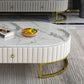 Stone Oval Top Coffee Desk Luxury Sintered Stone Coffee Table Clearhalo 'Coffee & Accent Tables' 'Coffee Tables' 'coffee_tables' 'furn' 'furn_coffee_tables' 'Furniture' 'Living Room Furniture' 1200x1200_9ed763ed-8f81-4773-a66a-add5c460e701