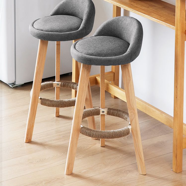 Vaste houtkrukken industriële stijl aanrechtkrukken met lage rug