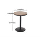 Industrial Style Bar Table Wood and Metal Pub Table for Coffee Shop Clearhalo 'Bar Furniture' 'Bar Tables' 'bar_tables' 'furn' 'furn_bar_tables' 'Furniture' 'furniture_bar_tables' 'Kitchen & Dining Furniture' 'kitchen&dining_furn' 'kitchen' 1200x1200_9edcb9da-a544-4d81-a0ec-1b01619ff29a