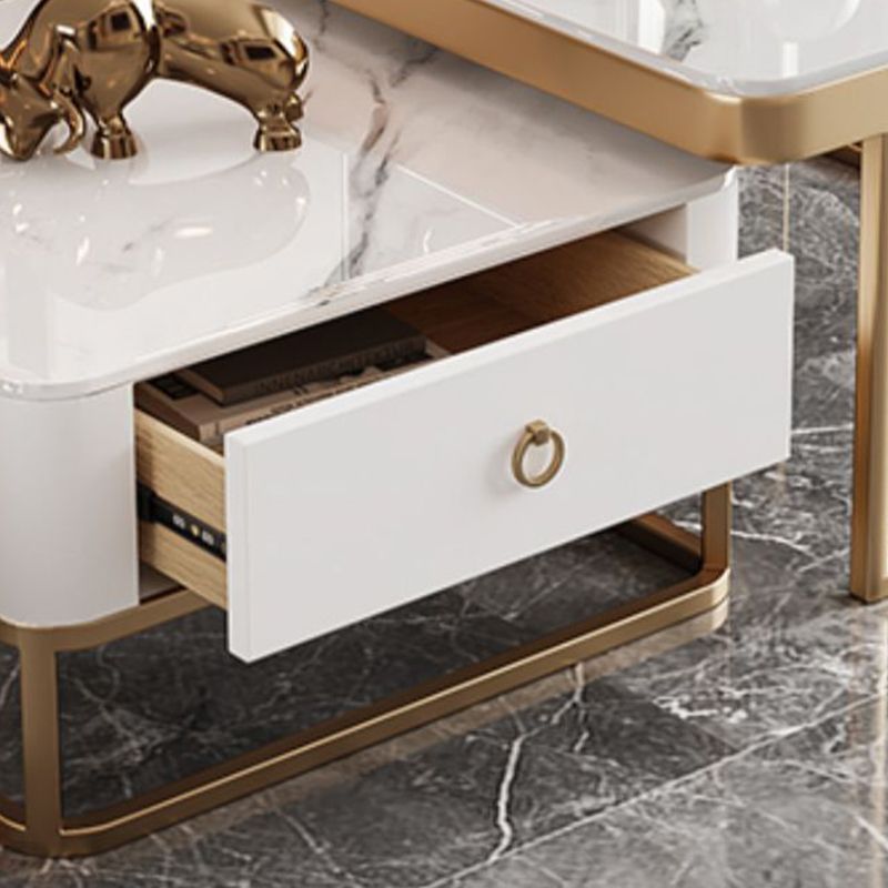 Frame frame salontafel glamour vierkante cocktailtafel met lade