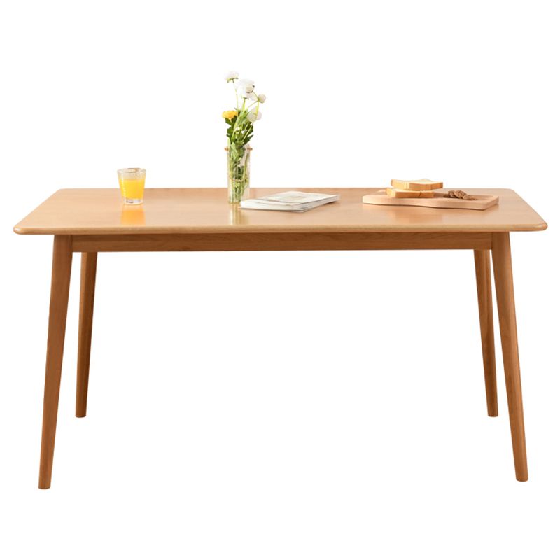 Rectangle Oak Wood Dining Table Modern Table in Nature with Double Pedestal Clearhalo ' dining_table' 'Dining Tables & Seating' 'Dining Tables' 'furn' 'furn_dining_table' 'Furniture' 'furniture_dining_table' 'Kitchen & Dining Furniture' 'kitchen&dining_furn' 'kitchen' 'kitchen_dining_table' 1200x1200_9edef8cd-94bb-4926-879b-e914d1b9d604