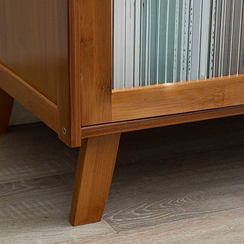 Holzbuffet Tisch modernes Seitenbrett mit Schränken und Schublade