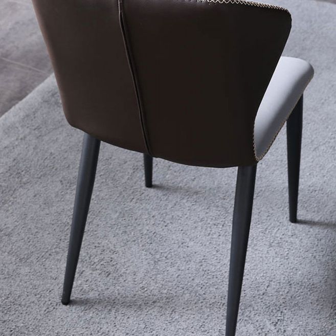 Industrial Indoor Side Chair Wingback Metal Upholstered Dining Room Chair Clearhalo ' kitchen&dining_furn' 'Dining Chairs' 'Dining Tables & Seating' 'dining_chair' 'furn' 'furn_dining_chair' 'Furniture' 'furniture_dining_chair' 'Kitchen & Dining Furniture' 'kitchen' 1200x1200_9ee27ae0-997d-4978-9814-3d5624b0ef59