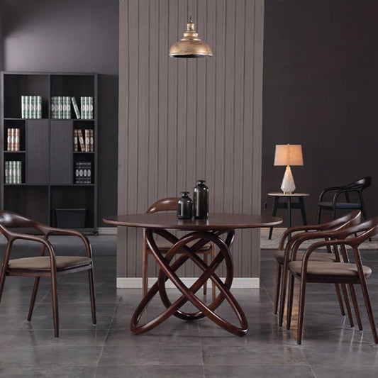 Traditional Solid Back Wood Chair Kitchen Dining Open Back Arm Chairs Set Clearhalo ' kitchen&dining_furn' 'Dining Chairs' 'Dining Tables & Seating' 'dining_chair' 'furn' 'furn_dining_chair' 'Furniture' 'furniture_dining_chair' 'Kitchen & Dining Furniture' 'kitchen' 1200x1200_9ee2c575-356a-424f-8268-1926d1be06a7