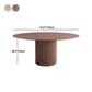 Solid Wood Home Dining Table Modern Round Dining Room Table with Pedestal Base Clearhalo 'Dining Tables & Seating' 'Dining Tables' 'dining_table' 'furn' 'furn_dining_table' 'Furniture' 'Kitchen & Dining Furniture' 1200x1200_9ee309ca-d26f-43f5-9ea5-9b1981d96a94