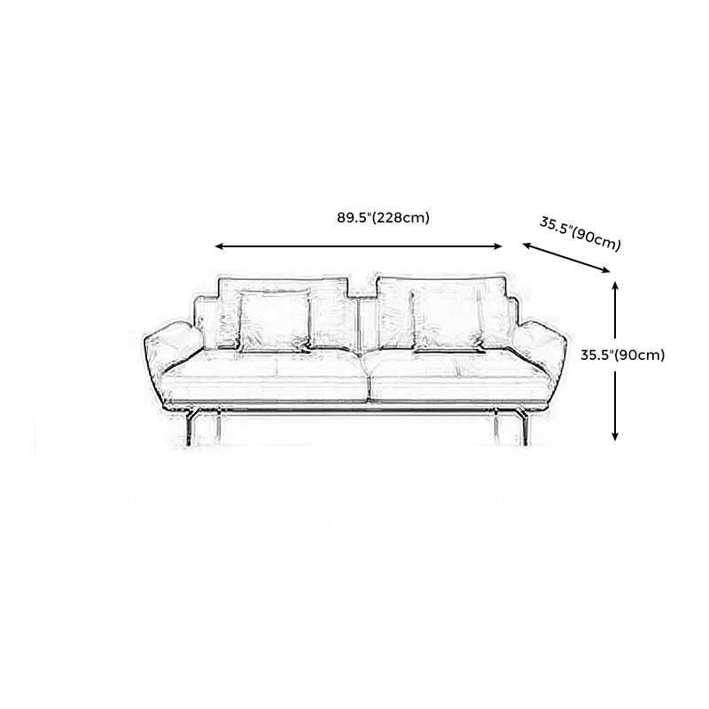 Tan Recessed Arm Sectionals Pillowed Back Cushions Corner Sofa Clearhalo 'furn' 'furn_sectionals' 'Furniture' 'furniture_sectionals' 'kitchen' 'kitchen_sectionals' 'Living Room Furniture' 'Sectionals' 1200x1200_9ee32b6d-4b71-4d59-902c-454c0f545c9f