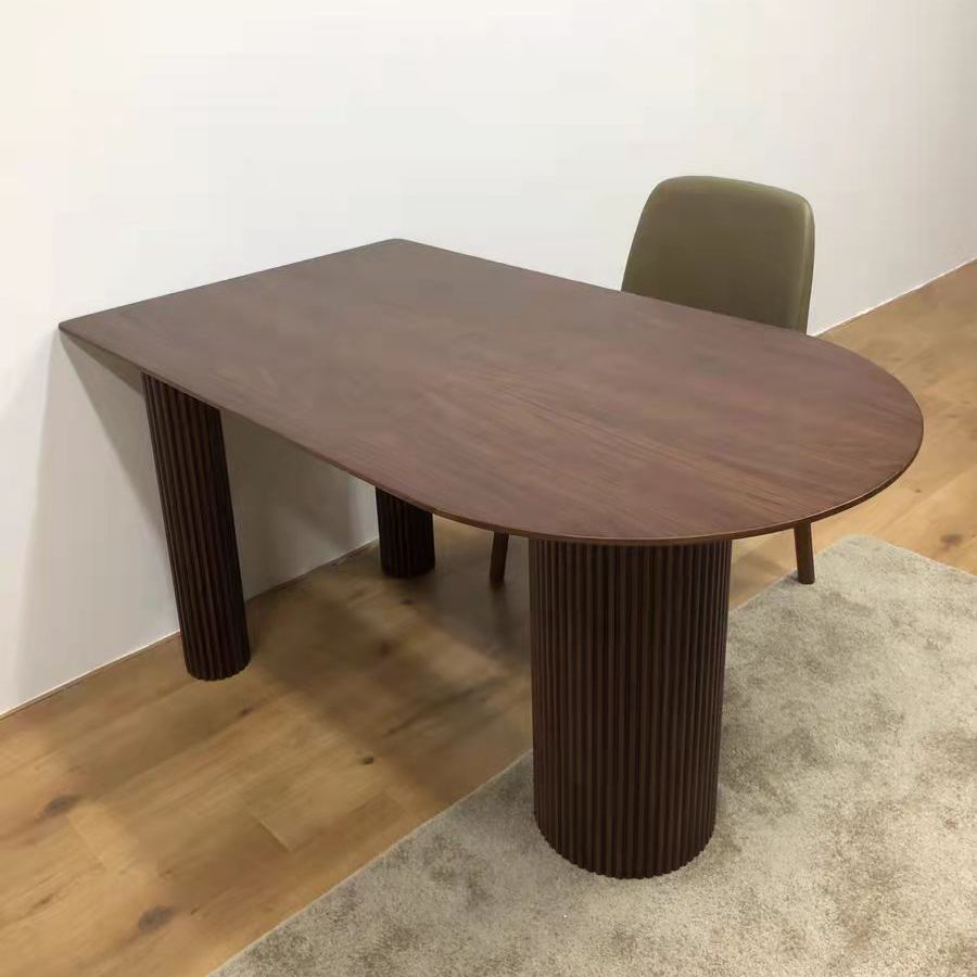 Free Form Dining Table Pinewood Solid Wood Table Contemporary with 3 Legs Clearhalo ' dining_table' 'Dining Tables & Seating' 'Dining Tables' 'furn' 'furn_dining_table' 'Furniture' 'furniture_dining_table' 'Kitchen & Dining Furniture' 'kitchen&dining_furn' 'kitchen' 'kitchen_dining_table' 1200x1200_9ee560a9-7937-411d-8e25-8747bf139854