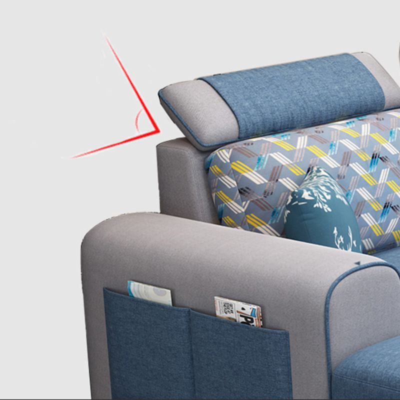 110.2"L √ó 66.93"D √ó 35.43"H Scandinavian High Back Sofa Removable Cushion Sectional Clearhalo 'furn' 'furn_sectionals' 'Furniture' 'furniture_sectionals' 'Living Room Furniture' 'Sectionals' 1200x1200_9ee671ec-0acf-45be-87d1-060bf44e740f