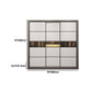 Grey and White Wardrobe Cabinet Contemporary Wardrobe Armoire