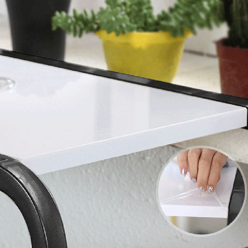 White and Pink Modern Style Bar Table in Wood and Metal Bar Table Milk Tea Shop Bar Table Clearhalo 'Bar Furniture' 'Bar Tables' 'bar_tables' 'furn' 'furn_bar_tables' 'Furniture' 'furniture_bar_tables' 'Kitchen & Dining Furniture' 1200x1200_9eee31c3-a3f5-47a4-a563-07bc775e8da1
