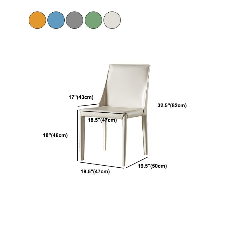 Faux lederen eetkamerstoel eigentijdse eetkamerstoel