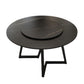 Round Sintered Stone Dining Table Modern Furniture with Double Pedestal for Home Clearhalo 'Dining Tables & Seating' 'Dining Tables' 'dining_table' 'furn' 'furn_dining_table' 'Furniture' 'Kitchen & Dining Furniture' 1200x1200_9ef53f8e-a1ae-4cf7-8aca-effb63597b2d