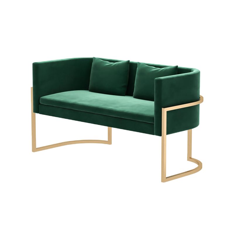 Smoking -Arm -Sofa 24,80 "W x 28,35" H Velvet Sofa Standard -Sofa