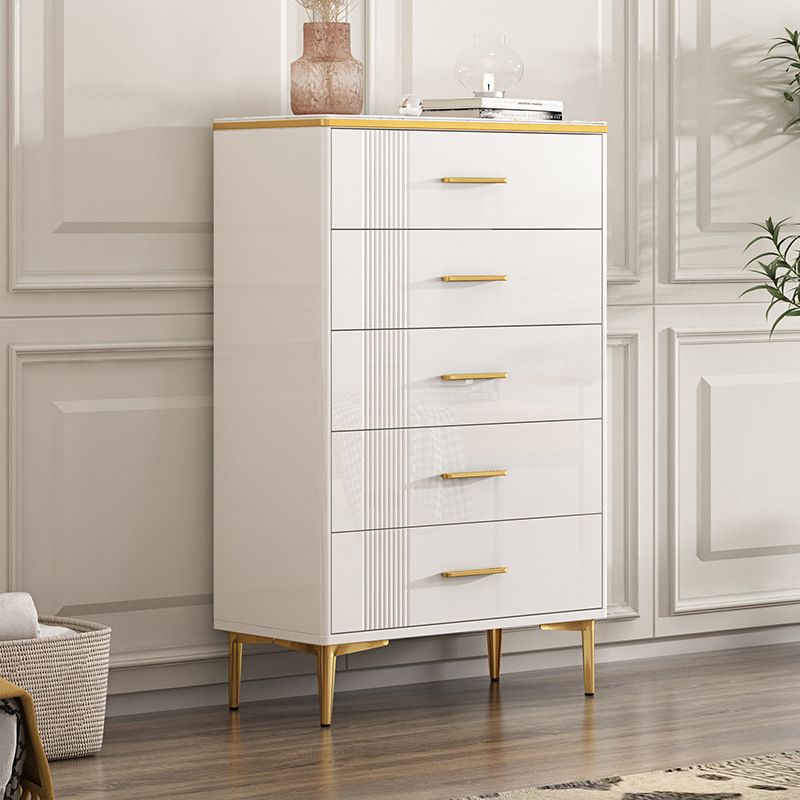 Glam Chest Bedroom Stone 16" Wide Storage Chest in White with Drawers Clearhalo 'Bedroom Furniture' 'Dressers & Chests' 'dressers_chests' 'furn' 'furn_dressers_chests' 'Furniture' 1200x1200_9ef7c0c5-f2e2-463c-b1de-c6cdbc01d161