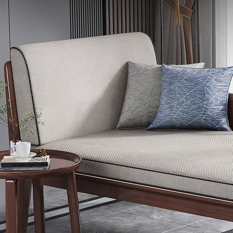 71.65" L Walnut Slipcovered Chaise Lounge Couch with 2 Pillows Clearhalo 'Chairs & Seating' 'Chaise Lounge' 'chaise_lounge' 'furn' 'furn_chaise_lounge' 'Furniture' 'Living Room Furniture' 1200x1200_9ef88717-b997-46ee-8733-1a98957c72f6