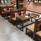 Industrial Solid Wood Dinner Room Kitchen Table Brown Trestle Base Table for Dinning Room Clearhalo ' dining_table' 'Dining Tables & Seating' 'Dining Tables' 'furn' 'furn_dining_table' 'Furniture' 'furniture_dining_table' 'Kitchen & Dining Furniture' 'kitchen&dining_furn' 'kitchen' 'kitchen_dining_table' 1200x1200_9ef97961-93c1-489c-ba58-623200a3ca31