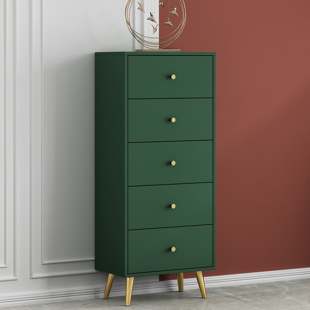 Cómoda de lencería Wood Glam, cómoda vertical con cajones de cierre suave