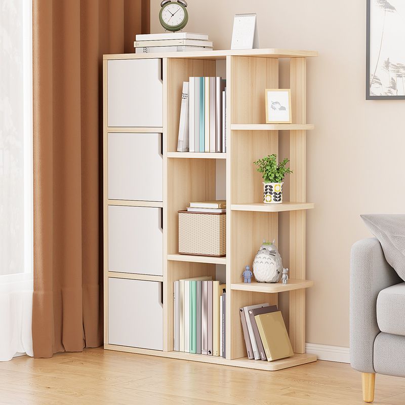 Simple Side Cabinet with Doors Modern Faux Wood Accent Cabinet Clearhalo 'Cabinets & Chests' 'cabinets_chests' 'furn' 'furn_cabinets_chests' 'Furniture' 'Living Room Furniture' 1200x1200_9efd8cb0-1efe-4dc9-85f1-1536852632b7