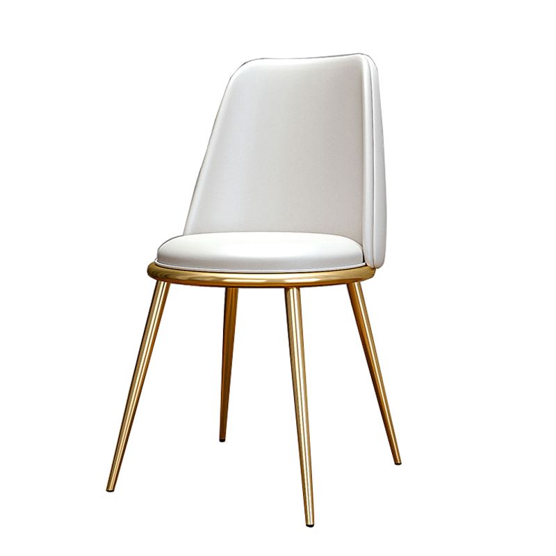 Glam Style Side Chair Parsons Indoor Dining Chair with Gold Legs Clearhalo 'Dining Chairs' 'Dining Tables & Seating' 'dining_chair' 'furn' 'furn_dining_chair' 'Furniture' 'furniture_dining_chair' 'Kitchen & Dining Furniture' 1200x1200_9efd9985-791d-4334-b73e-52952006c2a6