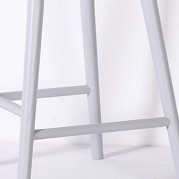 Sgabello moderno sgabello da bar in legno da bar con le gambe in legno