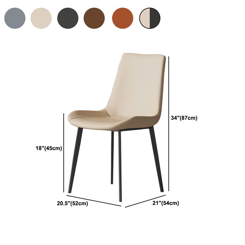 Industrial Armless Dining Chairs Upholstered Side Chair for Home Clearhalo 'Dining Chairs' 'Dining Tables & Seating' 'dining_chair' 'furn' 'furn_dining_chair' 'Furniture' 'Kitchen & Dining Furniture' 1200x1200_9efe51b5-c751-4c3a-bc2a-bd4cc4edc7e9