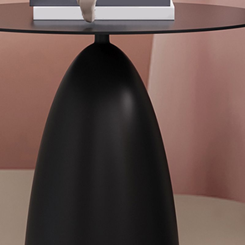 16.5"/17.7" Tall Mid-Century Round Top Side Table Metal Pedestal End Table Clearhalo 'Coffee & Accent Tables' 'End & Side Tables' 'end_side_tables' 'furn' 'furn_end_side_tables' 'Furniture' 'Living Room Furniture' 1200x1200_9f033015-4d1d-4dff-bec9-1aea03e170bf