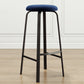 Contemporary Matte Finish Upholstered Stool Footrest Iron Bar Stool Clearhalo 'Bar Furniture' 'Bar Stools' 'bar_stools' 'furn' 'furn_bar_stools' 'Furniture' 'furniture_bar_stools' 'Kitchen & Dining Furniture' 1200x1200_9f04925d-fc3e-4836-a19a-fffe8a5a31bd