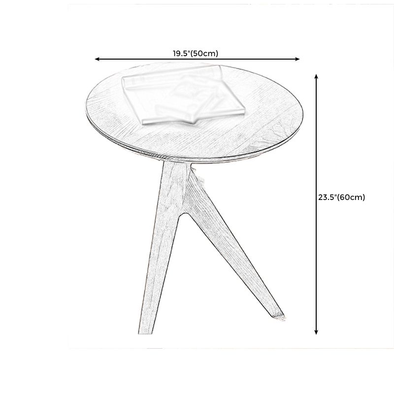 Scandinavian Rectangular Sofa Side Table C Shape Wood End Table Clearhalo 'Coffee & Accent Tables' 'End & Side Tables' 'end_side_tables' 'furn' 'furn_end_side_tables' 'Furniture' 'Living Room Furniture' 1200x1200_9f057aec-3754-4070-8ad7-555f9fcefb59