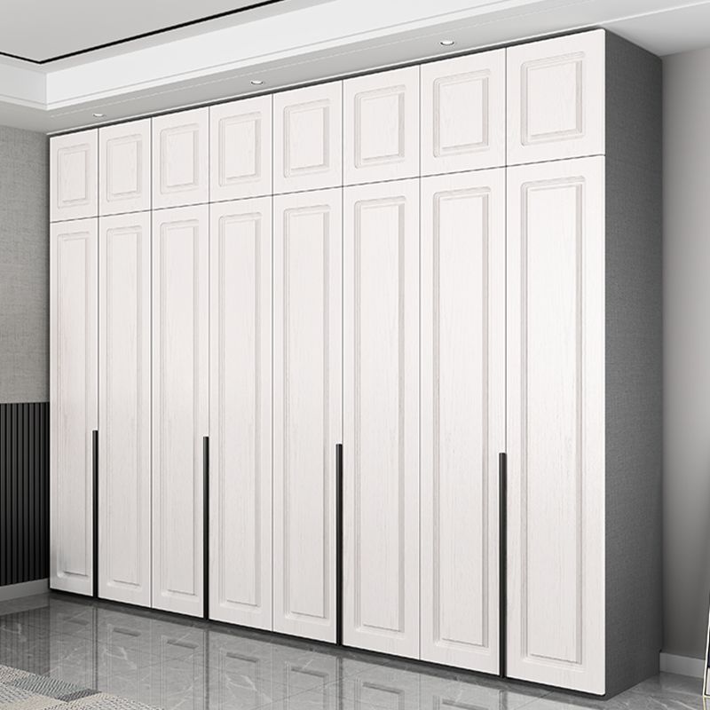 Modern Style Wooden Wardrobe Soft Close Door Wardrobe Closet with Drawer