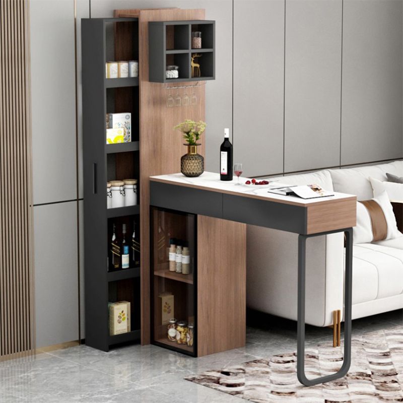 Tavolo da pranzo di rettangolo di pietra in pietra moderna per soggiorno