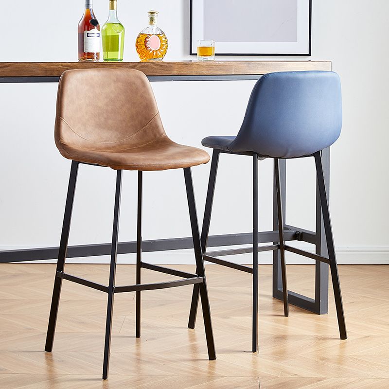 Nordic Style Round Bar-stool Metal Counter Bar Stool for Restaurant Clearhalo 'Bar Furniture' 'Bar Stools' 'bar_stools' 'furn' 'furn_bar_stools' 'Furniture' 'furniture_bar_stools' 'Kitchen & Dining Furniture' 1200x1200_9f0d68fe-75bb-40ba-99ec-529c3c1d1a0e