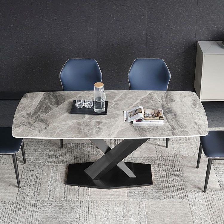 Rectangular Dining Set 1/4/5/7 Pieces Sintered Stone Dining Table Set Clearhalo 'Dining Room Sets' 'Dining Tables & Seating' 'dining_room_set' 'furn' 'furn_dining_room_set' 'Furniture' 'furniture_dining_room_set' 'Kitchen & Dining Furniture' 1200x1200_9f0d895e-ca0b-4685-8509-56d2b480f13c