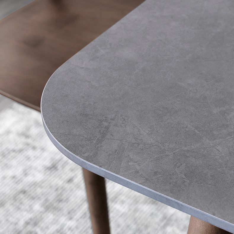 Simplicity Rectangle Dining Room Table Grey Sintered Stone Table with 4 Legs Clearhalo ' dining_table' 'Dining Tables & Seating' 'Dining Tables' 'furn' 'furn_dining_table' 'Furniture' 'furniture_dining_table' 'Kitchen & Dining Furniture' 'kitchen&dining_furn' 'kitchen' 'kitchen_dining_table' 1200x1200_9f0e4c76-7039-44e3-a9a4-5275a24a317c