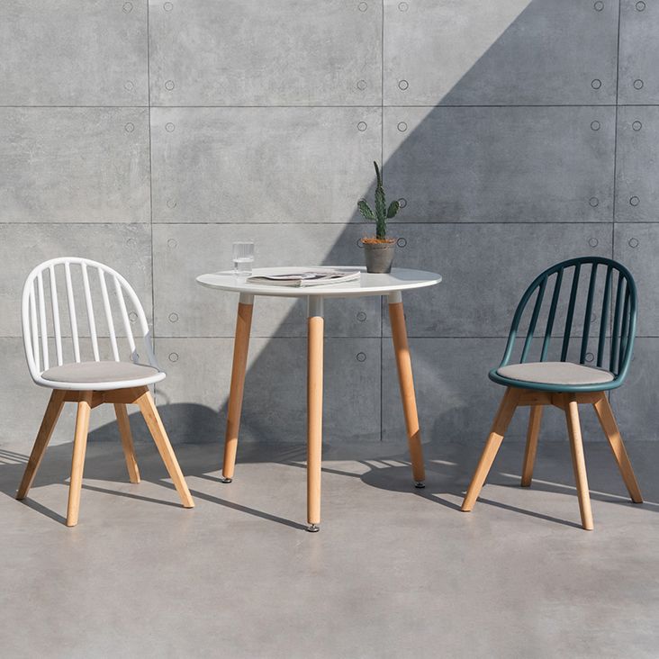 Scandinavian Dining Chair Windsor Back Side Chair with Wood Legs for Home Use Clearhalo ' kitchen&dining_furn' 'Dining Chairs' 'Dining Tables & Seating' 'dining_chair' 'furn' 'furn_dining_chair' 'Furniture' 'furniture_dining_chair' 'Kitchen & Dining Furniture' 'kitchen' 1200x1200_9f0e8e31-c6e4-46c5-9fda-31ce38a2c99f