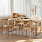 Pine Wood Dining Table in Nature Modern Table with Double Pedestal for Restaurant Clearhalo ' dining_table' 'Dining Tables & Seating' 'Dining Tables' 'furn' 'furn_dining_table' 'Furniture' 'furniture_dining_table' 'Kitchen & Dining Furniture' 'kitchen&dining_furn' 'kitchen' 'kitchen_dining_table' 1200x1200_9f10ea65-1eeb-43c9-932b-f722fcb7519b