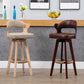 Nordic Wood Low Back Barstool Swivel Indoor Tall Stool with Upholstered Clearhalo 'Bar Furniture' 'Bar Stools' 'bar_stools' 'furn' 'furn_bar_stools' 'furniture_bar_stools' 'Kitchen & Dining Furniture' 'kitchen&dining_furn' 'kitchen' 'kitchen_furn' Furniture' 1200x1200_9f117a13-7bc1-4f6b-aa36-7f877dd6bf0e