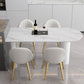 Modern Sintered Stone Dining Table 4 Legs Dining Table for Dining Room Clearhalo ' dining_table' 'Dining Tables & Seating' 'Dining Tables' 'furn' 'furn_dining_table' 'Furniture' 'furniture_dining_table' 'Kitchen & Dining Furniture' 'kitchen&dining_furn' 'kitchen' 'kitchen_dining_table' 1200x1200_9f128392-3f1d-4266-af02-750299fed708