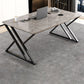 29.25-inch H Industrieel Writing Desk Stone Office Desk voor Home