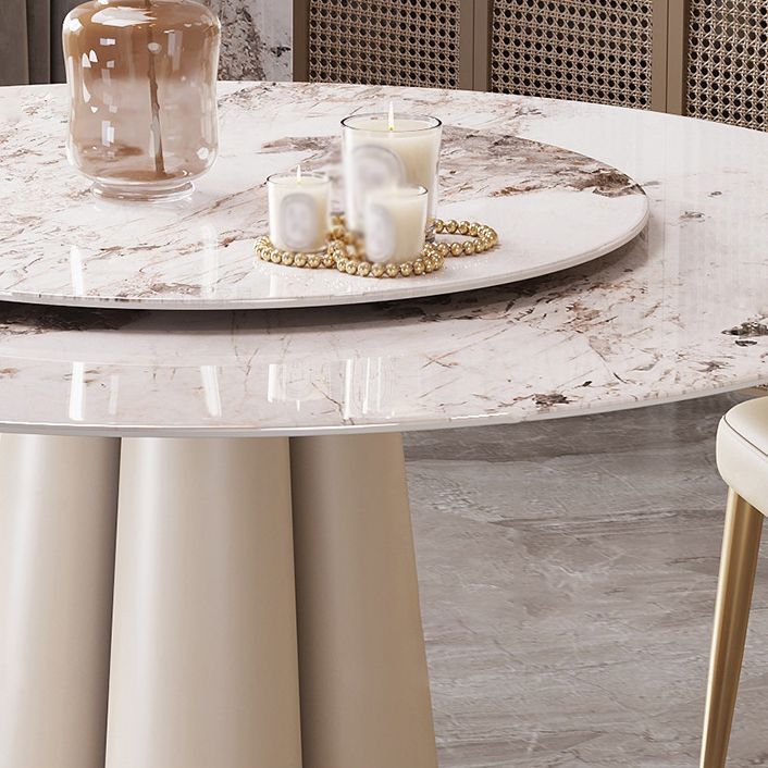 Glam 1/3/4/5/7 Pieces Dining Sets Round Dining Room Table Set Clearhalo 'Dining Room Sets' 'Dining Tables & Seating' 'dining_room_set' 'furn' 'furn_dining_room_set' 'Furniture' 'furniture_dining_room_set' 'Kitchen & Dining Furniture' 1200x1200_9f15015b-4ca7-400b-bf53-7a589556e54f