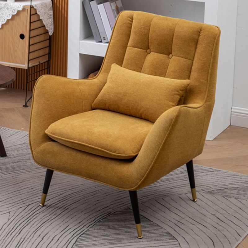 Tufted Cushions Chair 31.4" L x 27.5" W x 35.4" H Arms Included Chair Clearhalo 'Accent Chairs' 'accent_chairs' 'Chairs & Seating' 'furn' 'furn_accent_chairs' 'Furniture' 'Living Room Furniture' 1200x1200_9f1663ed-86d3-4f42-b2f4-944499ad6dea