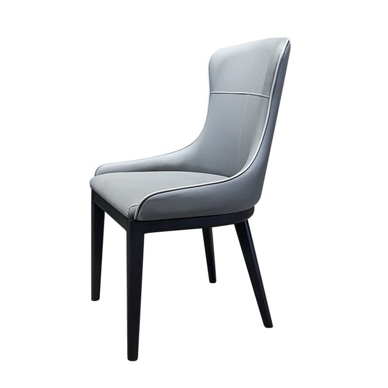 Modern Style Wood Parsons Chair Upholstered Dining Side Chair with Clearhalo 'Dining Chairs' 'Dining Tables & Seating' 'dining_chair' 'furn' 'furn_dining_chair' 'Furniture' 'furniture_dining_chair' 'Kitchen & Dining Furniture' 1200x1200_9f168876-f17f-4611-9390-8df244d8396e
