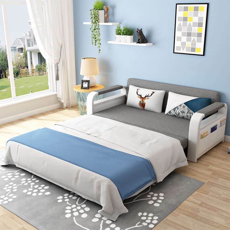 33.46 "H Hedendaagse katoenen blend vierkante armbankbed voor woonkamer