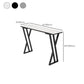 Matte Finish Stone Top Pub Table with Metal Base for Dining Room Clearhalo 'Bar Furniture' 'Bar Tables' 'bar_tables' 'furn' 'furn_bar_tables' 'Furniture' 'Kitchen & Dining Furniture' 1200x1200_9f23e0ec-46f5-4a8b-a180-d81c109463dd
