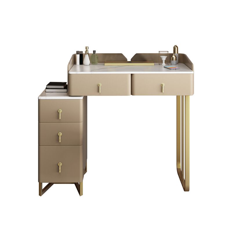 31.88 "5つのストレージ引き出し付きの高メイクアップバニティグラムバニティセット